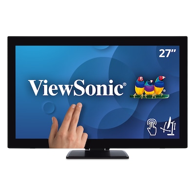 ViewSonic 27 1080p Touch Screen Monitor, Black (TD2760)