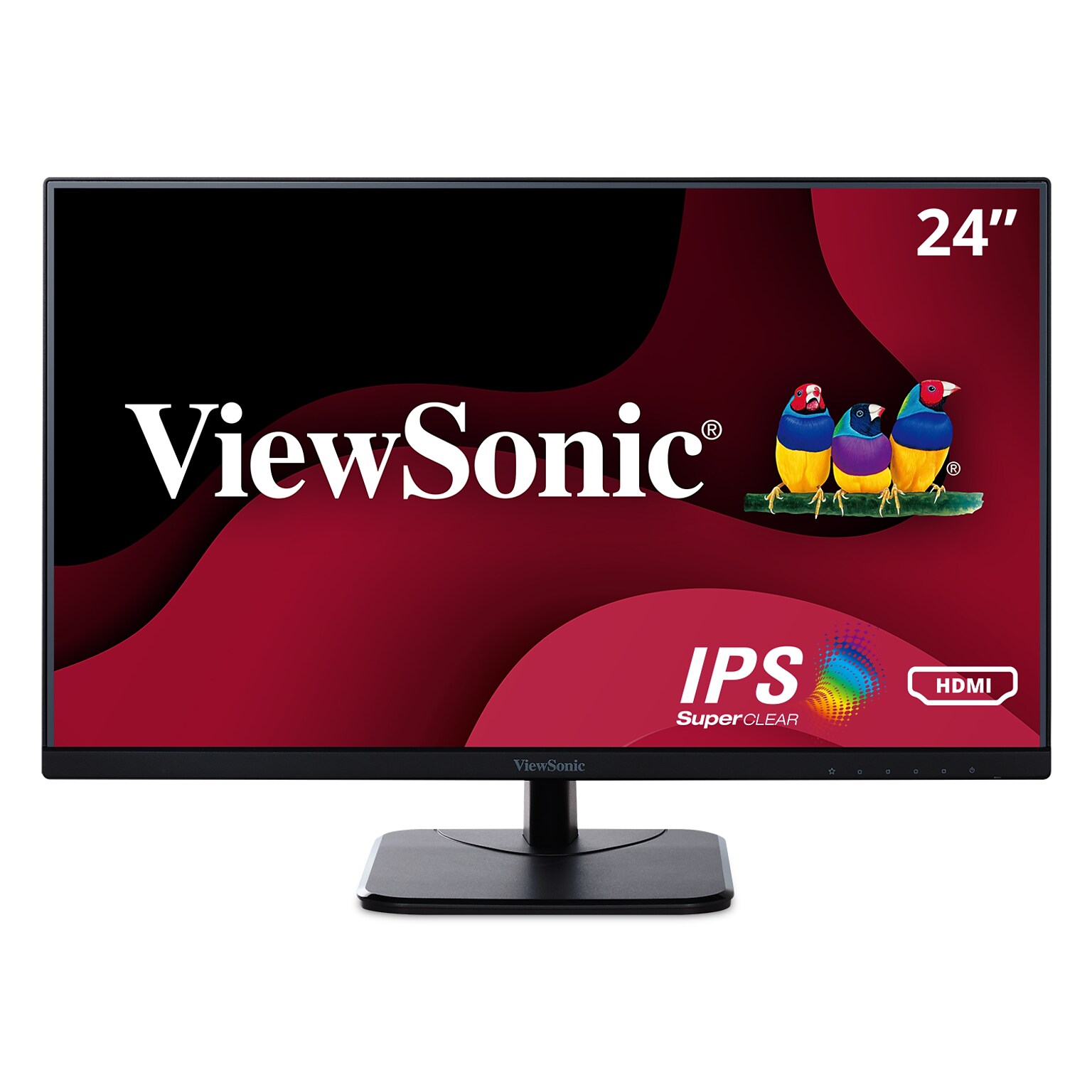 ViewSonic 24 100 Hz LED Business Monitor, Black (VA2456-MHD)