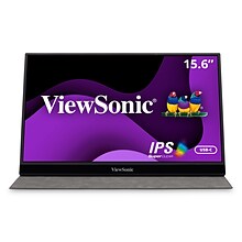 ViewSonic Portable 15.6 60 Hz LCD Business Monitor, Black (VG1655)
