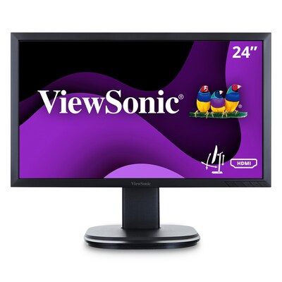 ViewSonic 24 1080p Ergonomic LED Monitor, Black (VG2449)