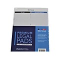 RE-FOCUS THE CREATIVE OFFICE Premium Legal Pad, Ruled, 8.5 x 11.75, Blue, 30 Sheets/Pad, 2 Pads (4