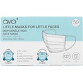 AVO+ 3-ply Disposable Face Mask, Kids, Blue, 50/Box, 10 Boxes/Case (TBN203189)