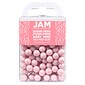 JAM PAPER Round Head Push Pins, Baby Pink Pastel, 100/Pack (346RTBAPI)