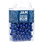JAM PAPER Round Head Push Pins, Blue, 100/Pack (346RTBU)