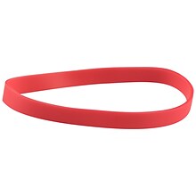 JAM Paper Multi-Purpose #64 Rubber Bands, 3.5 x .25, Latex Free, Red, 100/Pack (33364RBRE)