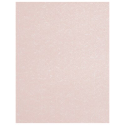 JAM Paper 30% Recycled Parchment Cardstock, 65 lb., 8.5 x 11, Salmon Pink, 50 Sheets/Pack (1713762
