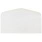 JAM Paper #10 Business Commercial Window Envelopes, 4 1/8" x 9 1/2", White, 25/Pack (1633173)