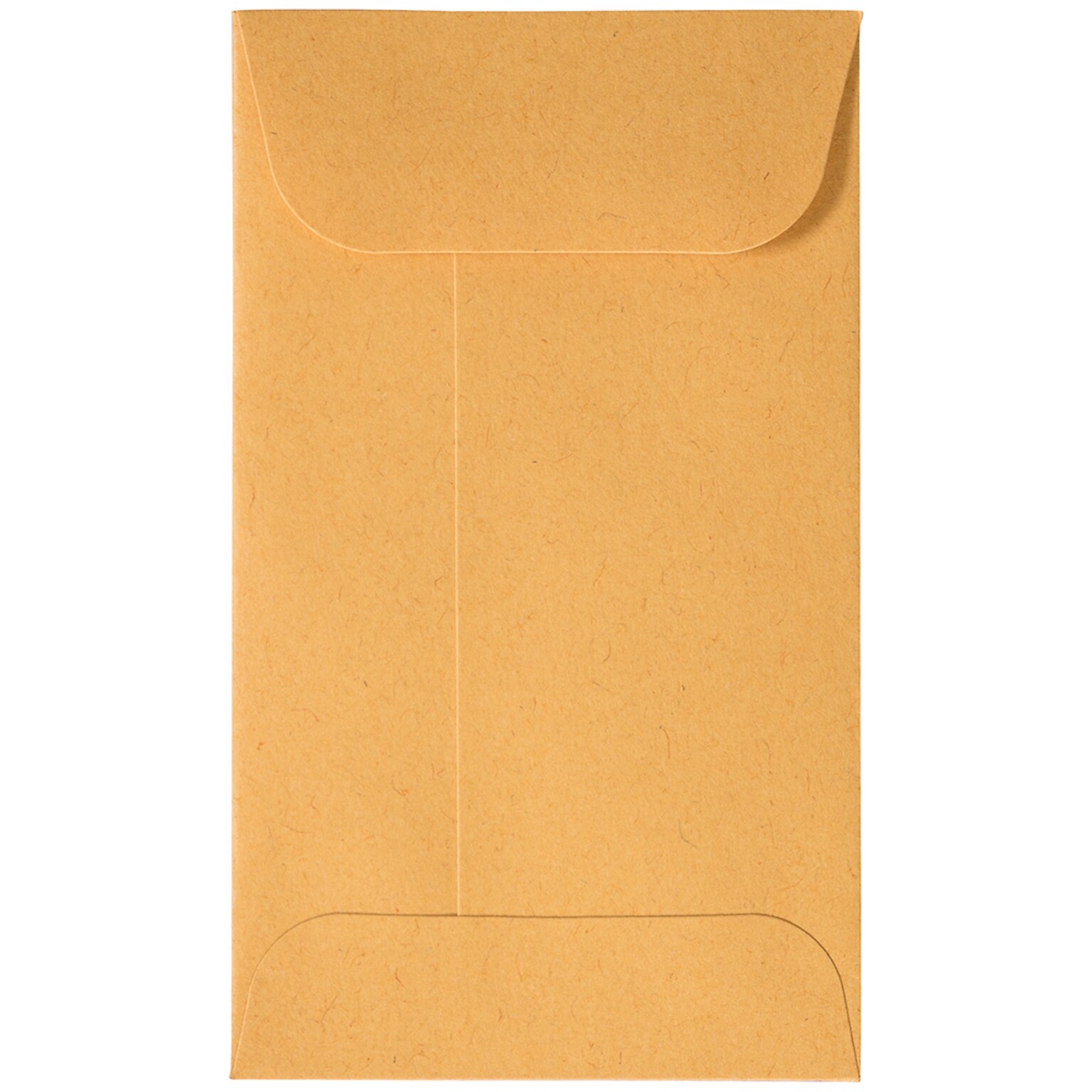 JAM Paper #3 Coin Business Commercial Envelopes w/ Peel & Seal Closure, 2 1/2 x 4 1/4, Brown Kraft, 50/Pack (400238460I)