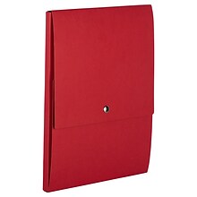 JAM PAPER Vertical Snap Closure Portfolio, 12 1/8 x 9 x 1/2, Green Kraft (90335340)