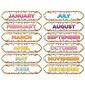 Ashley Productions Magnetic Die-Cut Timesavers & Labels, Confetti Months of the Year, 6 Packs (ASH19008-6)