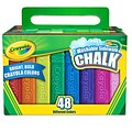 Crayola Washable Sidewalk Chalk, Bold Colors, 48/Box, 4 Boxes (BIN512048-4)