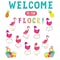 Schoolgirl Style™ Simply Stylish Tropical Welcome to the Flock Bulletin Board Set, 54 Pieces (CD-110