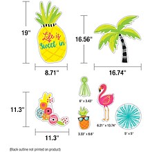 Schoolgirl Style™ Simply Stylish Tropical Life Is Sweet Bulletin Board Set, 25 Pieces (CD-110463)