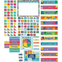 Carson Dellosa Education One World Calendar Bulletin Board Set, 134 Pieces (CD-110486)