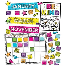 Carson Dellosa Education Kind Vibes Calendar Bulletin Board Set (CD-110522)