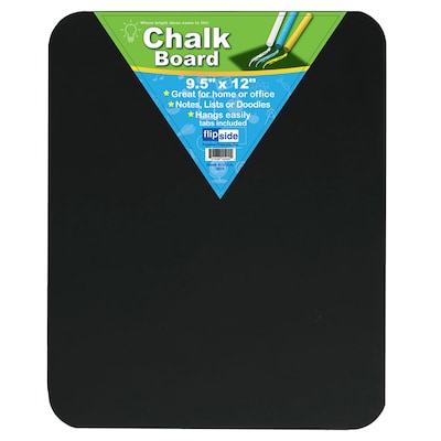 Flipside Chalkboard, 9.5 x 12, Black, Pack of 6 (FLP10200-6)
