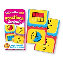 TREND Fractions Dominoes Challenge Cards, 6 Sets (T-24009-6)