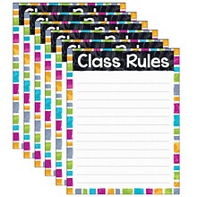 TREND Color Harmony Class Rules Learning Chart, 17 x 22, Pack of 6 (T-38404-6)