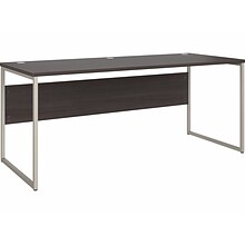 Bush Business Furniture Hybrid 72W Computer Table Desk with Metal Legs, Storm Gray (HYD373SG)