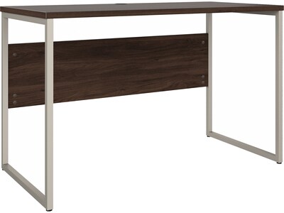 Bush Business Furniture Hybrid 48W Computer Table Desk with Metal Legs, Black Walnut (HYD148BW)