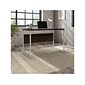 Bush Business Furniture Hybrid 48"W Computer Table Desk with Metal Legs, Black Walnut (HYD148BW)
