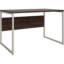 Bush Business Furniture Hybrid 48W Computer Table Desk with Metal Legs, Black Walnut (HYD248BW)