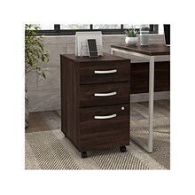 Bush Business Furniture Hybrid 3-Drawer Mobile Vertical File Cabinet, Letter/Legal Size, Lockable, B