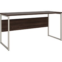 Bush Business Furniture Hybrid 60W Computer Table Desk with Metal Legs, Black Walnut (HYD260BW)