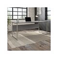 Bush Business Furniture Hybrid 72W x 36D Computer Table Desk with Metal Legs, Platinum Gray (HYD17