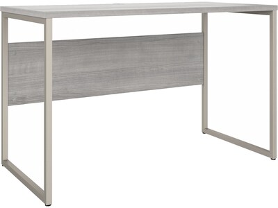 Bush Business Furniture Hybrid 48W Computer Table Desk with Metal Legs, Platinum Gray (HYD148PG)