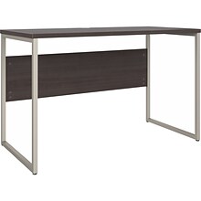 Bush Business Furniture Hybrid 48W Computer Table Desk with Metal Legs, Storm Gray (HYD148SG)