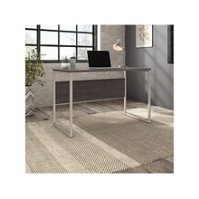 Bush Business Furniture Hybrid 48W Computer Table Desk with Metal Legs, Storm Gray (HYD148SG)