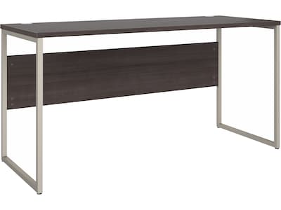 Bush Business Furniture Hybrid 60"W Computer Table Desk with Metal Legs, Storm Gray (HYD260SG)