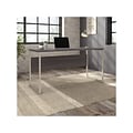 Bush Business Furniture Hybrid 60W Computer Table Desk with Metal Legs, Storm Gray (HYD260SG)
