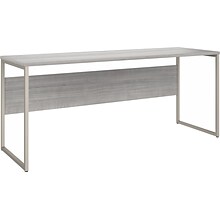 Bush Business Furniture Hybrid 72W Computer Table Desk with Metal Legs, Platinum Gray (HYD272PG)