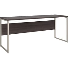 Bush Business Furniture Hybrid 72W Computer Table Desk with Metal Legs, Storm Gray (HYD272SG)