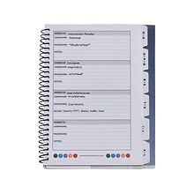 RE-FOCUS THE CREATIVE OFFICE 5.5 x 7 Small Password Keeper Book, Black (11003)