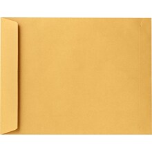 LUX Open End Self Seal Catalog Envelope, 11 1/2 x 14 1/2, 28lb. Brown Kraft, 500/Pack (318-500)