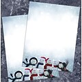 Great Papers Magical Snowmen Christmas Letterhead, Multicolor, 50/Pack (2021111)