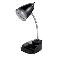 V-Light LED Organizer Desk Lamp, 16 Black/Chrome (SVCA2148104B)