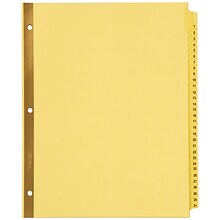 Avery Pre-Printed Paper Dividers with Laminated Tabs, 1-31 Tabs, Buff, Gold Reinforced (11308)