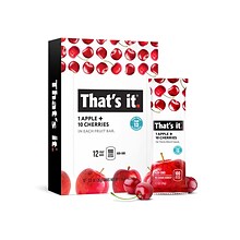 Thats it. Fruit Bar, Apple and Cherries, 1.2 Oz., 12/Pack (1022C)