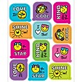 Carson Dellosa Education Kind Vibes Smiley Faces Shape Stickers, 72/Pack, 12 Packs (CD-168306-12)