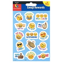 Creative Teaching Press Emoji Fun Reward Stickers, 75 Per Pack, 6 Packs (CTP4143-6)