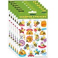 Eureka Honey Scented Stickers, 80 Per Pack, 6 Packs (EU-650914-6)