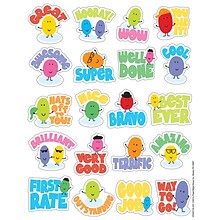 Eureka Jelly Beans Scented Stickers, 80 Per Pack, 6 Packs (EU-650915-6)
