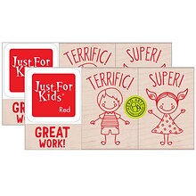 Hero Arts Hero Kids Stamp Set, 3 Per Set, 2 Sets (HOALP490-2)