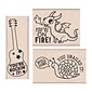 Hero Arts Rockin' It Wood Stamps Set (HOASB235)