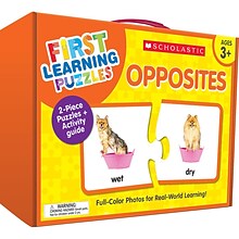 Scholastic 3-Piece First Learning Puzzles: Opposites (SC-863055)