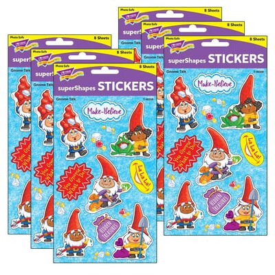 TREND Gnome Talk Large superShapes Stickers, 72/Pack, 6 Packs (T-46356-6)